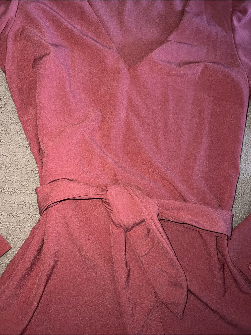 Wrap Blouse with Waist Tie - Picture 4 of 5